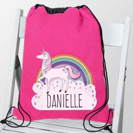 Personalised Unicorn Swim / Kit Bag Extra Image 1